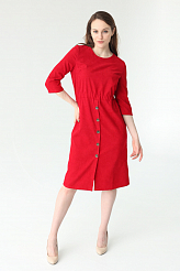 Платье, цвет Красный (B)